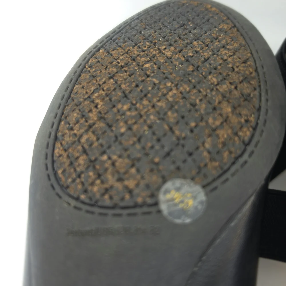 Jessica Simpson Girls Ballet Flats Black Elastic Strap Mary Jane Shoes Size 5